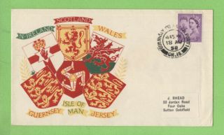 Guernsey 1958 3d Regional On Illustrated First Day Cover