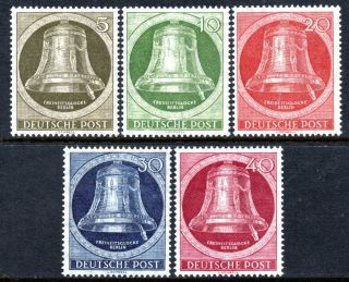 Berlin 1951 - 52 Freedom Bell - Clapper To Right Set Of 5 Unhinged