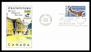 Canada Fdc 1969 Charlottetown Prince Edward Island Jackson First Day Cover Wwa_8