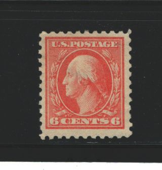 6 Cent George Washington Sc 429 M.  N.  G.  H Red Orange 1914 - 1915 (lot - K92)