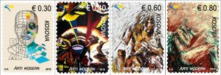 Kosovo Stamps 2019.  Modern Arts.  Set Mnh