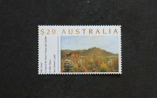 Australia - 1989 Very Scarce High Value $20 Mnh Views Rr