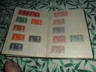 Stamps.  Gb.  Commonwealth.  Coronation.  Silver Wedding.  Stockbook
