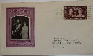 King George Vi Coronation First Day Cover
