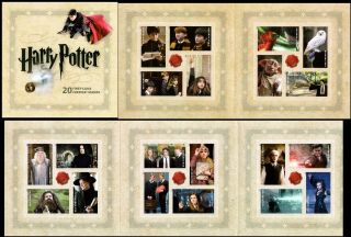 Sc 4825 - 44 (46¢) First - Class Forever Stamp - Harry Potter Souvenir Booklet Of 20