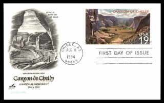 Mayfairstamps Us Fdc 1994 Canyon De Chelly Art Craft First Day Cover Wwb_62611