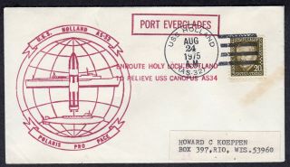 1975 Uss Holland (as - 32) Port Everglades Pd177