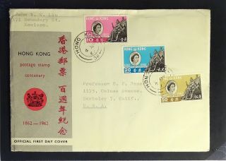 Hong Kong 1962 Fdc W/ Centenary Booklet Inside - Z2397