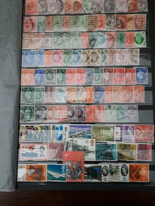 Great Britain Stamps In Stockbook