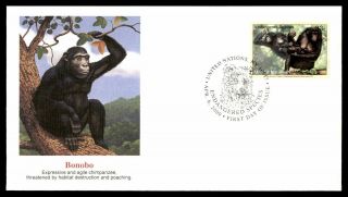 Mayfairstamps United Nations 2000 Bonobo Chimpanzee First Day Cover Wwb71079