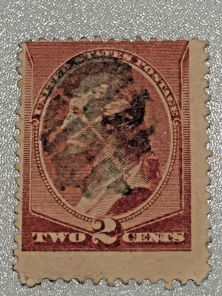 Postal Stamp - 1883 George Washington,  2 Cent,  No.  210