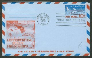 Uc32a 10c Jet Airliner,  Fleetwood Fdc Any 4=free