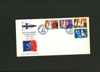 1975 Sailing Royal Dorset Yacht Club Weymouth Official Fdc.  Cat £75