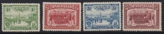 Pre Decimal,  Pacific,  Png,  1934 Set Of 4,  Mh,  Sg146 - 149,  2352