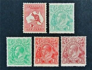 Nystamps British Australia Stamp 2//26 Og H/nh $40