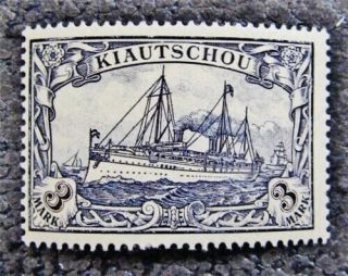 Nystamps German Kiauchau Stamp 21 Og H $75