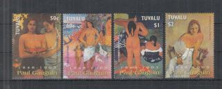 D282.  Tuvalu - Mnh - Art - Painting - Paul Gauguin