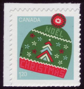 Canada 2018 Christmas Warm And Cozy,  Booklet Single 3135 $1.  20 Worsted Caps Mnh