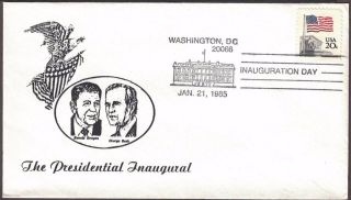Us Cover 1985 Washington,  Dc (k - 012) Reagan - Bush Inauguration Day