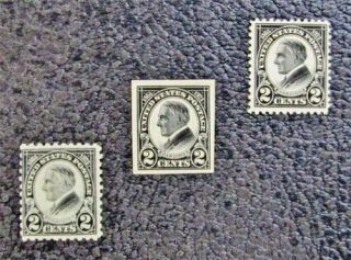 Nystamps Us Stamp 610 - 612 Og H $20