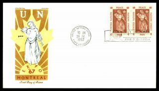 Mayfairstamps United Nations 1967 Montreal Expo First Day Cover Wwb57403