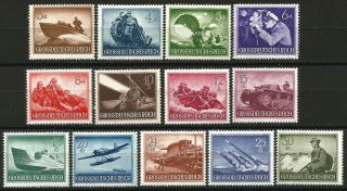 Germany Third Reich 1944 Mnh/mh Armed Forces Heroes 