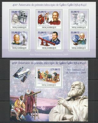 A943 2009 Mozambique Astronomy Space Galileo Galilei Telescope Bl,  Kb Mnh