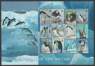 British Antarctic Territory 2006 Penguins (3rd Series) Sheetlet Sg474a