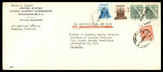 Mayfairstamps Thailand 1962 Atomic Energy Commission American Embassy Cover Wwb8