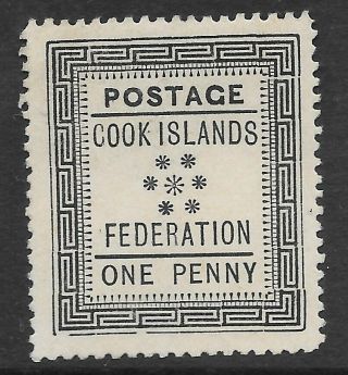 Pre Decimal,  Pacific,  Cook Islands,  1892 Federation,  Sg1,  Fine,  2311