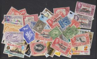 A6017: Falkland Islands Stamp Collection; Cv $110