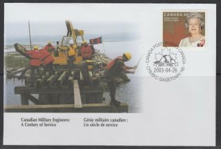Canada S53 Canadian Military Engineers (1903 - 2003) Special Event Cover