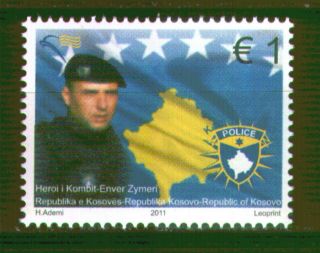 Kosovo (092) 2011 - Enver Zymeri - Hero Of Kosova - Mnh Set