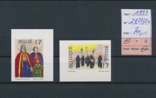 Lk46851 Belgium 1999 Folklore Art Fine Lot Imperf Mnh Cv 20 Eur
