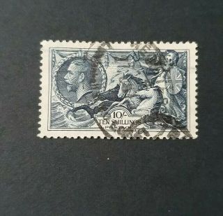 Gb Stamps King George V Sg 452 10s Indigo Re Engraved
