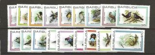 Barbuda 1980 Birds Thematic Set Sg503 - 20 Fine Mnh
