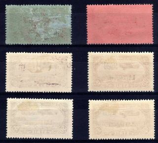 FRENCH COLONIES: LATAKIA LATTAQUIE 1931 - 3 DUES & AIRS SELECTION,  6 STAMPS 2