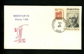 Us Space Cover Satellite Westar - C Launch Ksc Kennedy Space Center Fl 8/9/1979