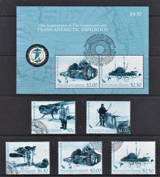 Ross Dependency 2007 Trans - Antarctic Expedition 50th Anniversary Set,  Ms