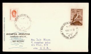 Dr Who 1977 Argentina Matienzo Antarctic Base To Usa E42346