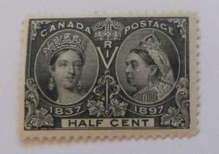 Canada 1897 Qv Jubilee 1/2c Black