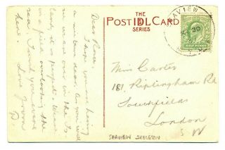1907 Seaview / Ryde Skeleton Postmark On Postcard Of St.  Helens,  Isle Of Wight