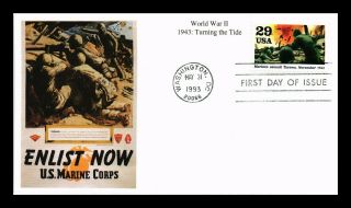 Dr Jim Stamps Us Marines Assault Tarawa World War Ii First Day Of Issue Cover