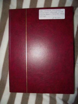 Gb Large 32 Side Stockbook Packed With Stamps From 1953 On All Shown 34 Photo