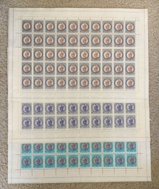 Middle East,  World Wide,  Old Stamps,  Album,  Full Set,  Mnh,  3 Page