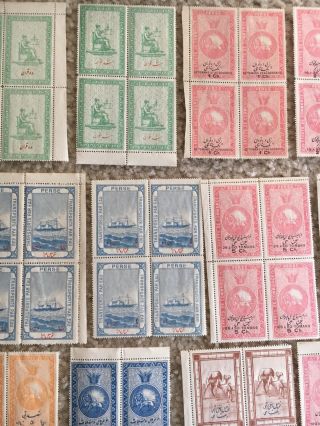 Persia1 middle east,  world wide,  album,  full Set,  MNH,  malieh 37 Different Blocks 3