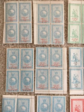 Persia1 middle east,  world wide,  album,  full Set,  MNH,  malieh 37 Different Blocks 8