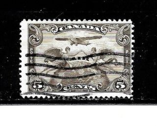 Canada Stamps - Scott C1/ap1 - 5 C - Canc/lh - 1928 - Air Postal - Ng