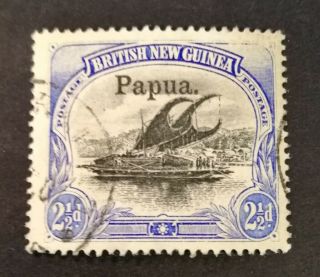 Papua 1906 - 07 Lakatoi 2 1/2d Black/blue B3