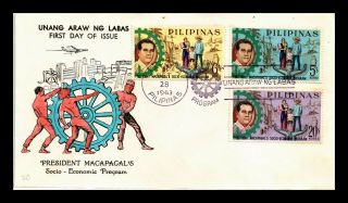 Dr Jim Stamps President Macapacal First Day Issue Philippines Combo Cover